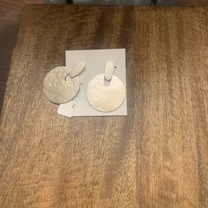 💎NWT- SILVER- Karen Scott Earrings two pair Silver and Gold sold separa…